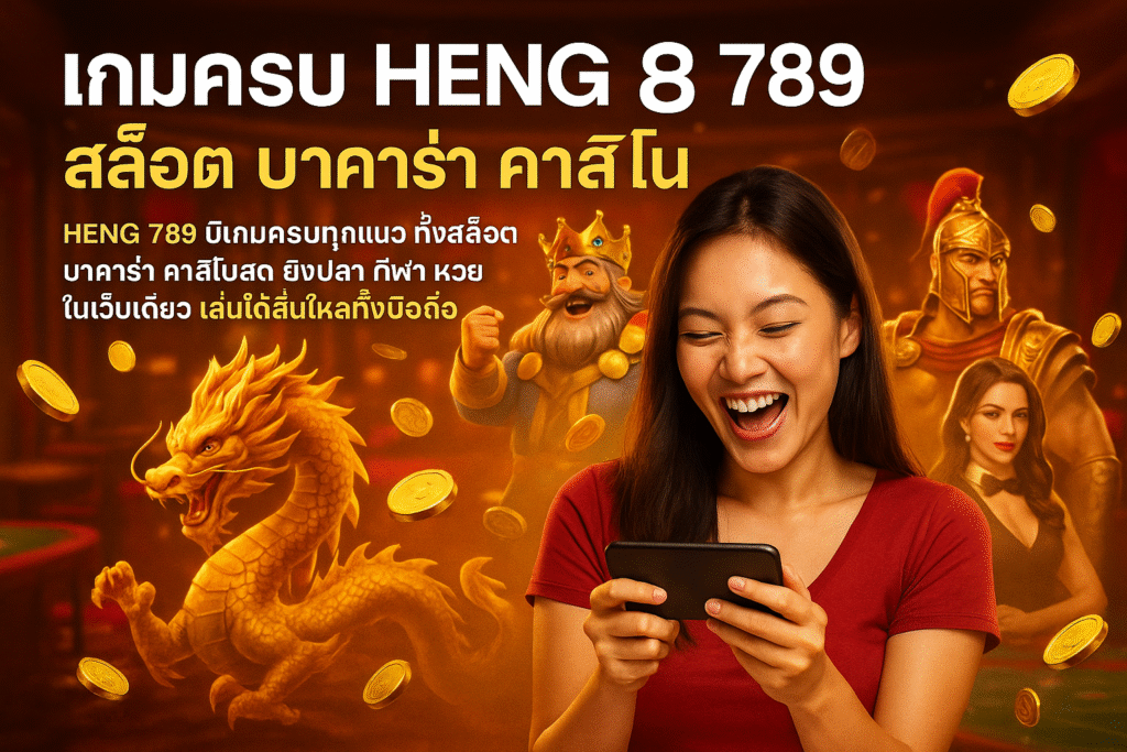 เกมครบ HENG 789 สล็อต บาคาร่า คาสิโน