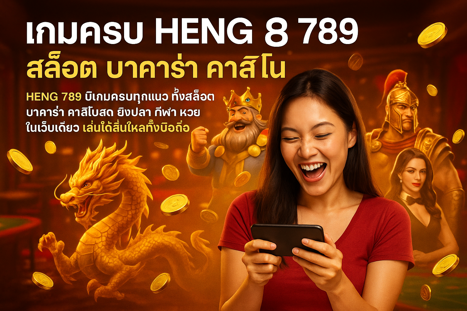 เกมครบ HENG 789 สล็อต บาคาร่า คาสิโน