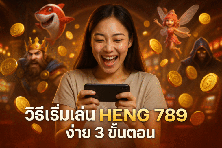วิธีเริ่มเล่น HENG 789 ง่าย 3 ขั้นตอน