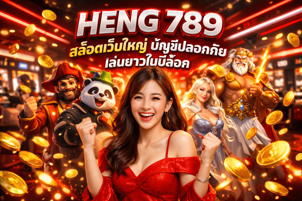 HENG 789 สล็อตเว็บใหญ่ บัญชีปลอดภัย เล่นยาวไม่มีล็อค